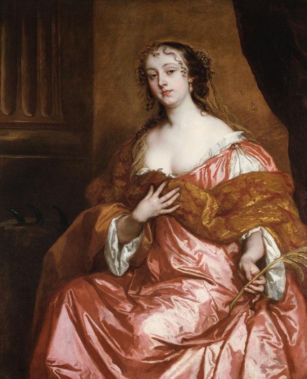 Sir Peter Lely Elizabeth Hamilton Countess of Gramont (mk25 Sweden oil painting art